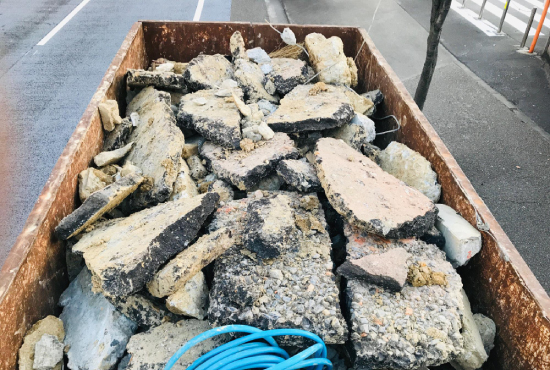 Évacuation de Gravats