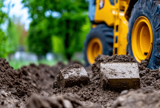 Terrassement de jardin